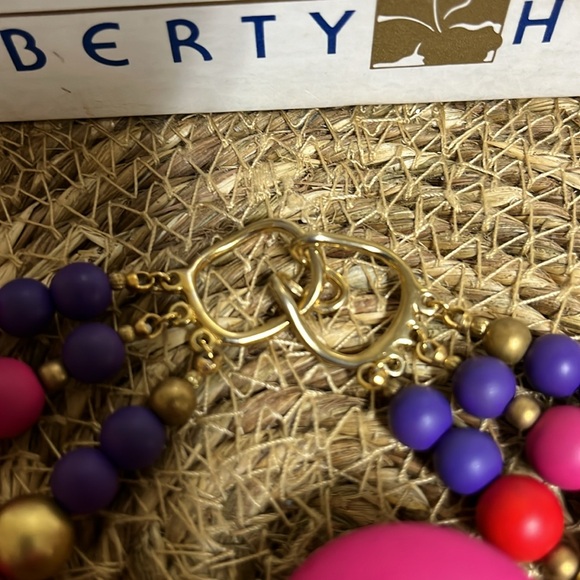 VTG Ellen Designs Beaded Necklace With Matching Ear Rings - Picture 3 of 8